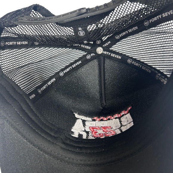 47 Brand Bubba Wallace 23‎ Black Trucker Adjustable Hat NASCAR Racing - Picture 8 of 8